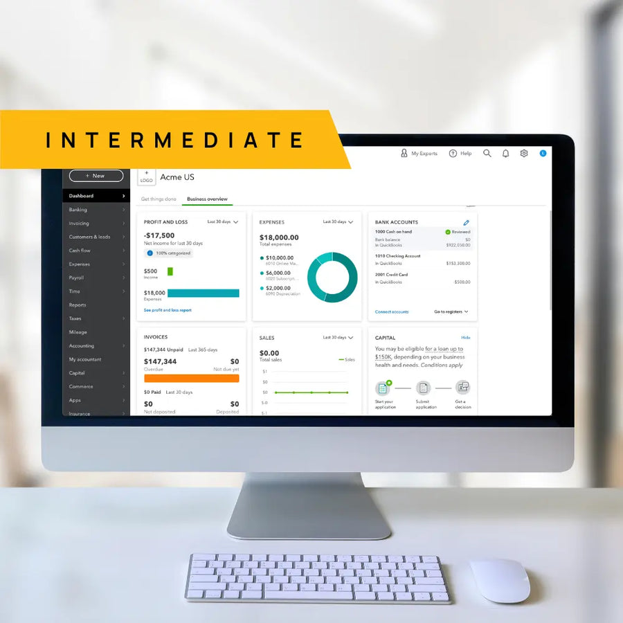 QuickBooks Online Intermediate Test Accountests